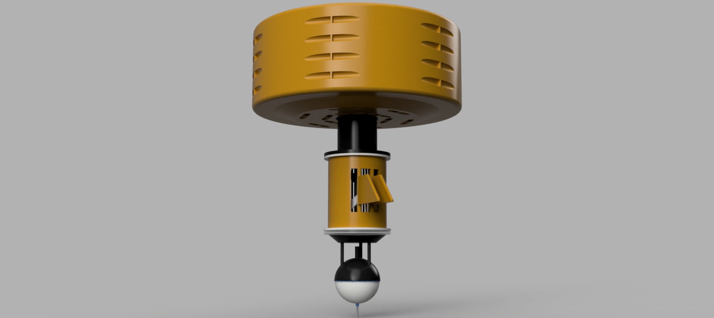 TA9A Shark CAD render with callouts 1 and 2